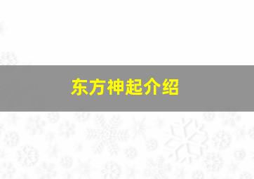 东方神起介绍