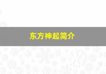 东方神起简介