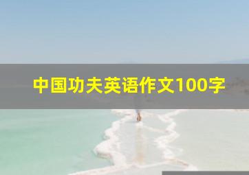 中国功夫英语作文100字