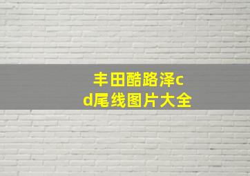 丰田酷路泽cd尾线图片大全