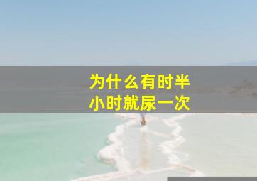 为什么有时半小时就尿一次