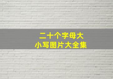 二十个字母大小写图片大全集