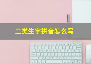 二类生字拼音怎么写