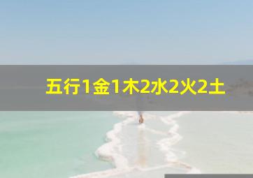 五行1金1木2水2火2土