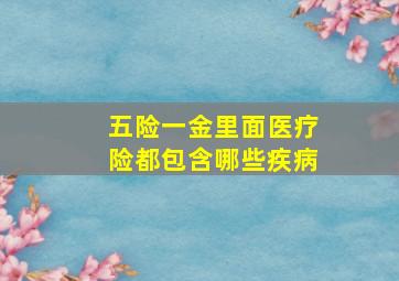 五险一金里面医疗险都包含哪些疾病