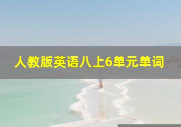 人教版英语八上6单元单词