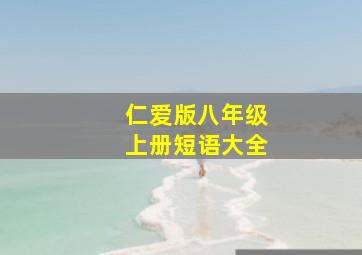 仁爱版八年级上册短语大全