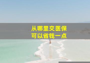 从哪里交医保可以省钱一点