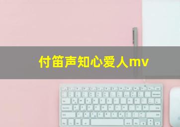 付笛声知心爱人mv