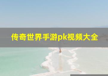 传奇世界手游pk视频大全