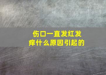 伤口一直发红发痒什么原因引起的