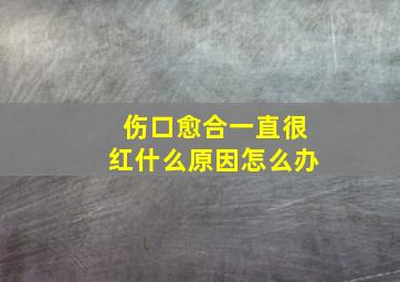 伤口愈合一直很红什么原因怎么办