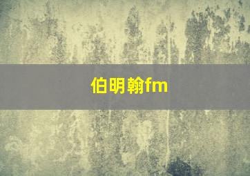 伯明翰fm