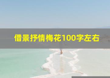 借景抒情梅花100字左右