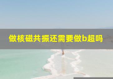 做核磁共振还需要做b超吗