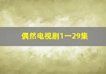 偶然电视剧1一29集