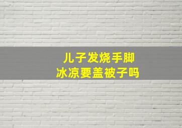 儿子发烧手脚冰凉要盖被子吗