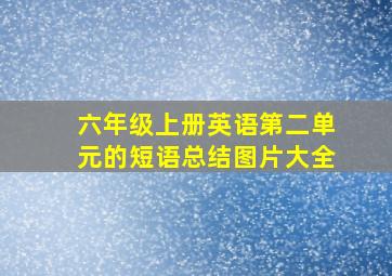 六年级上册英语第二单元的短语总结图片大全