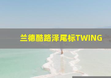 兰德酷路泽尾标TWING