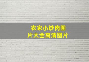 农家小炒肉图片大全高清图片