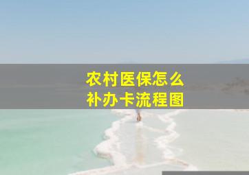 农村医保怎么补办卡流程图