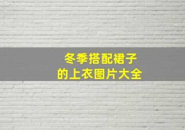 冬季搭配裙子的上衣图片大全