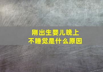 刚出生婴儿晚上不睡觉是什么原因