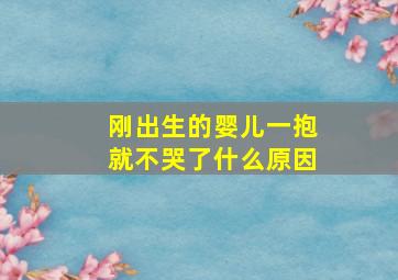 刚出生的婴儿一抱就不哭了什么原因