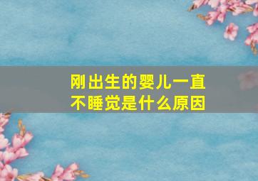 刚出生的婴儿一直不睡觉是什么原因