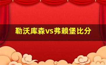 勒沃库森vs弗赖堡比分