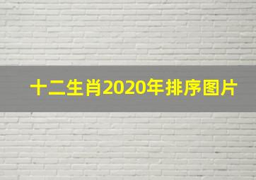 十二生肖2020年排序图片