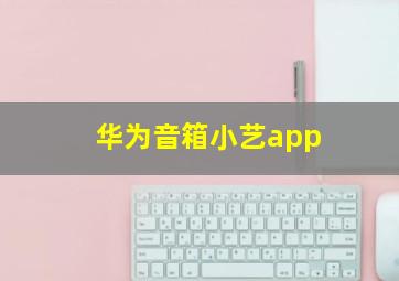 华为音箱小艺app