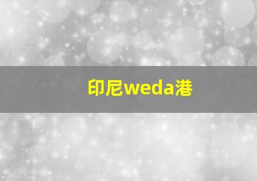 印尼weda港