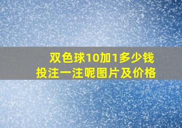 双色球10加1多少钱投注一注呢图片及价格