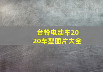 台铃电动车2020车型图片大全