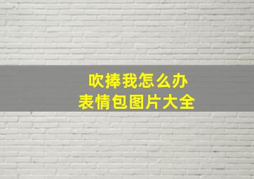 吹捧我怎么办表情包图片大全