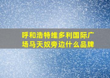 呼和浩特维多利国际广场马天奴旁边什么品牌