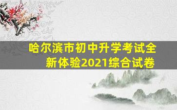 哈尔滨市初中升学考试全新体验2021综合试卷