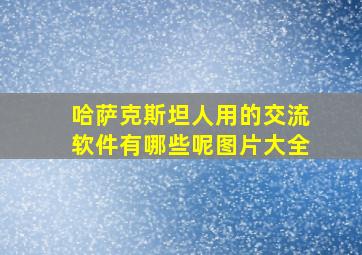 哈萨克斯坦人用的交流软件有哪些呢图片大全