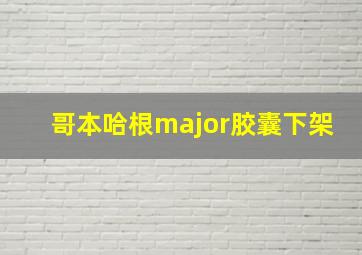 哥本哈根major胶囊下架