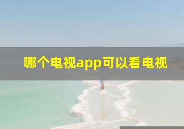 哪个电视app可以看电视