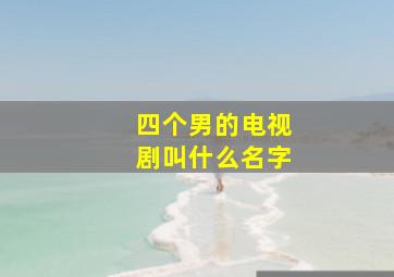 四个男的电视剧叫什么名字