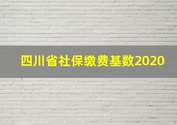 四川省社保缴费基数2020