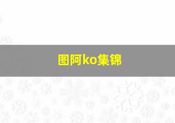 图阿ko集锦