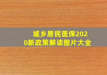 城乡居民医保2020新政策解读图片大全