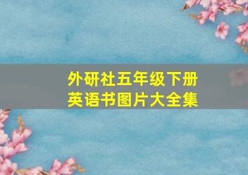 外研社五年级下册英语书图片大全集