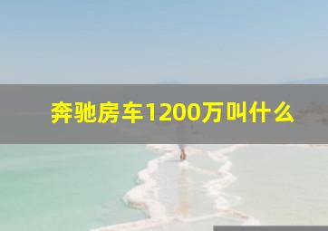 奔驰房车1200万叫什么