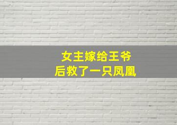 女主嫁给王爷后救了一只凤凰