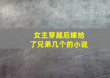 女主穿越后嫁给了兄弟几个的小说