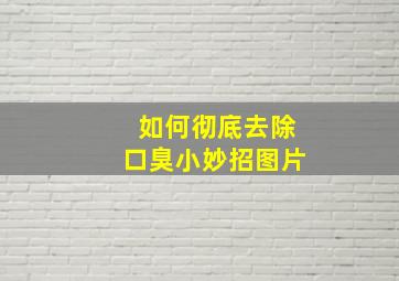 如何彻底去除口臭小妙招图片